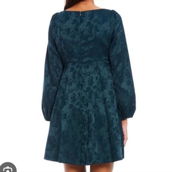 Sachin & Babi x Dillard's NWT Emerald Long Sleeve Mini Baby Doll  Dres… - Picture 2 of 7